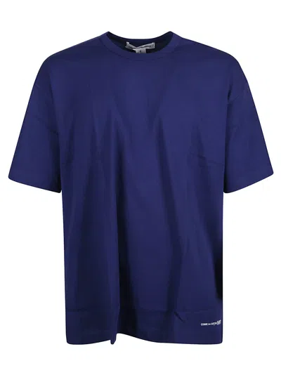Comme Des Garçons Shirt Logo T-shirt T-shirt In Navy