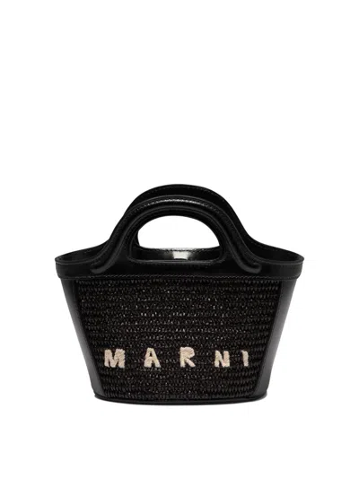 Marni "tropicalia Micro" Handbag In Black