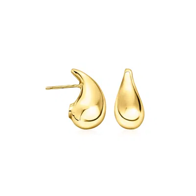 Ross-simons Italian 14kt Yellow Gold Teardrop Earrings