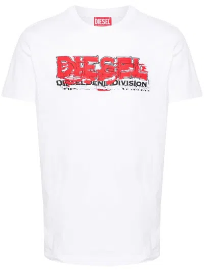 Diesel T-diegor-k70 T-shirt In White