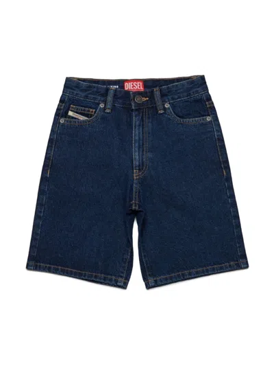 Diesel Kids' D-macs-sh-j Denim Shorts In Blue