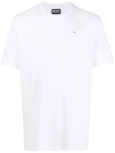 Diesel Short-sleeved T-shirt In Weiss