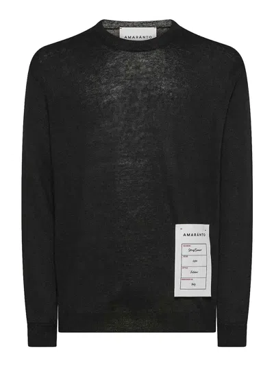 Amaranto Sweaters Black In Negro