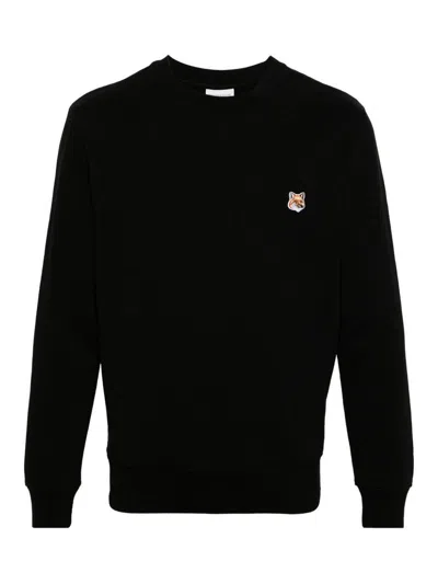 Maison Kitsuné Speedy Fox Patch Sweatshirt In Negro
