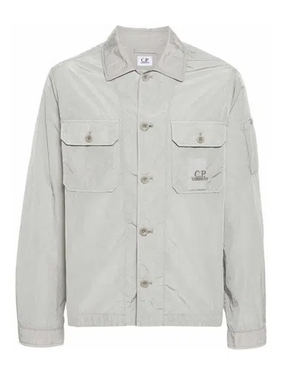 C.p. Company Pocket Detail Jacket In Gris
