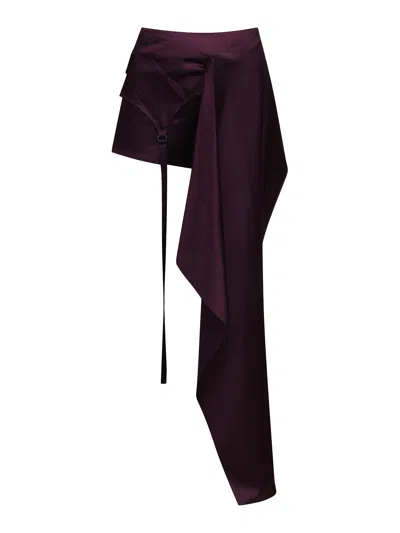 Ssheena Asymmetric Skirt In Púrpura
