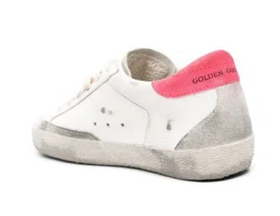 Golden Goose Flat Shoes In White/ice/silver