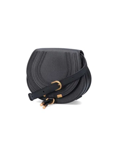 Chloé Small Shoulder Bag Marcie In Black  