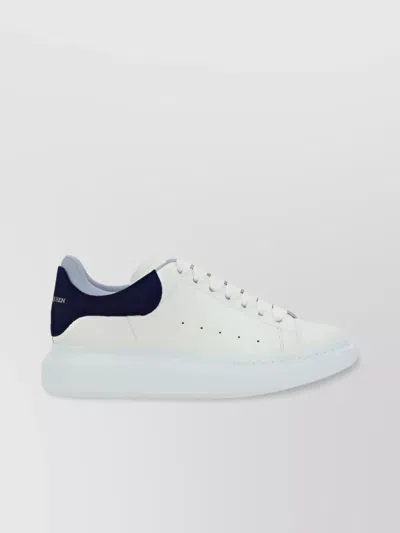 Alexander Mcqueen Perforated Detailed Oversized Sneakers In White
