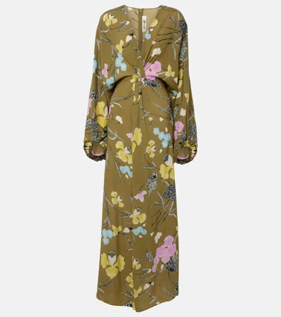 Diane Von Furstenberg Kason Floral Maxi Dress In Multi