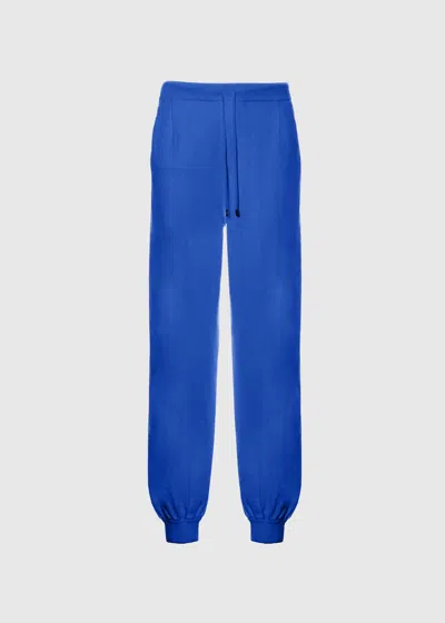 Malo Pantalone In Cotone In Blue