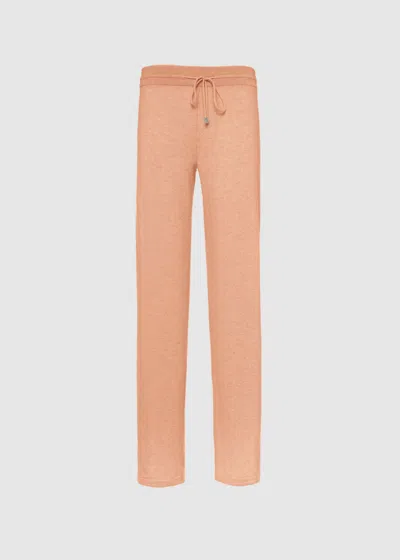 Malo Pantalone In Cashmere In Pink