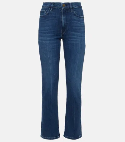 Frame Le High Stover Straight Jean In Blue