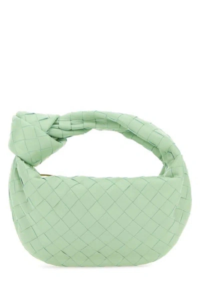 Bottega Veneta Woman Mint Green Nappa Leather Mini Jodie Handbag