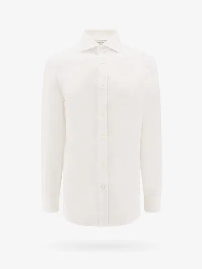 Brunello Cucinelli Man Shirt Man White Shirts