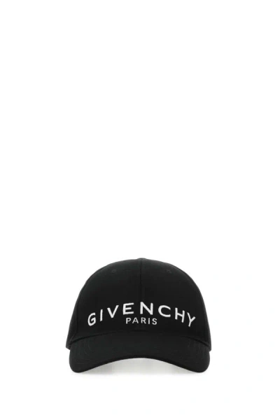 Givenchy Man Black Cotton Blend Baseball Cap