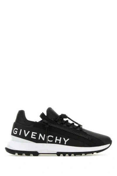 Givenchy Man Black Leather Spectre Sneakers