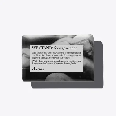 Davines We Stand Hair & Body Wash Bar Essential Haircare In Black