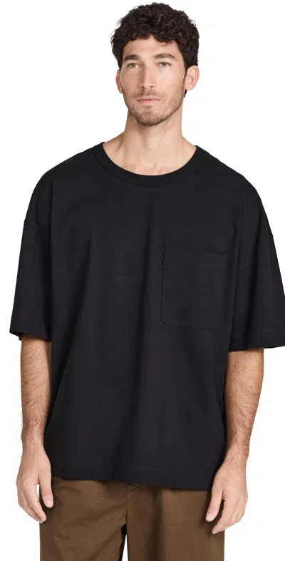 Lemaire Boxy T Shirt In Black