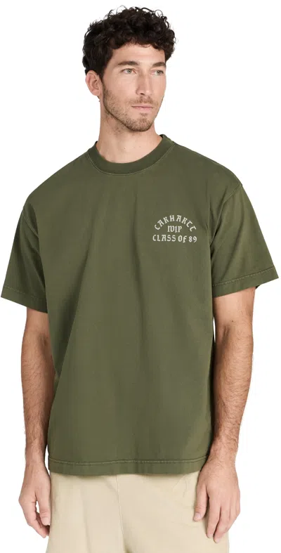 Carhartt T-shirt Class Of 89 Verde In 25dgd
