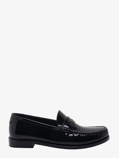 Saint Laurent Man Monogram Man Black Loafers