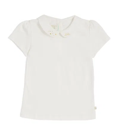 Marie-chantal Kids' Angel Wing Collared T-shirt (2-12 Years) In Multi