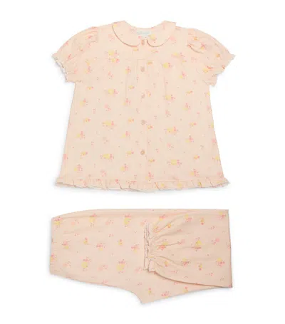 Marie-chantal Kids' Pom Pom Pyjama Set (2-10 Years) In Pink