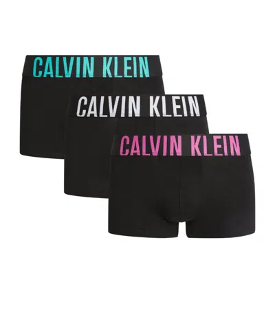 Calvin Klein Intense Power Trunks (pack Of 3) In Black