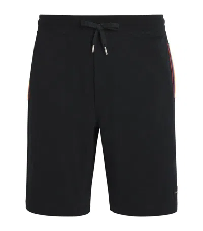 Paul Smith Jersey Lounge Shorts In Black