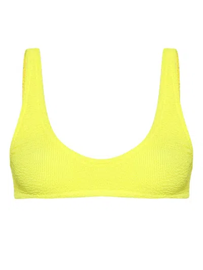 Mc2 Saint Barth Naima Bikini Top In Yellow