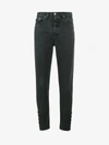 OLIVIER THEYSKENS OLIVIER THEYSKENS MID-RISE STRAIGHT LEG JEANS WITH HOOK AND EYE DETAIL,OTA17D01P12316387