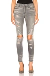 AMIRI AMIRI THRASHER SKINNY IN GREY,WBTHR DES