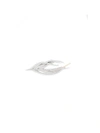 SHAUN LEANE WHITE FEATHER DIAMOND EARRING,WHITEFEATHERLARGESILVERLEFT12345217