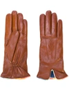 PAUL SMITH contrast trim gloves,WTXC446DG1726212270649