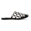 ALEXANDER WANG Black Suede Amelia Cage Slippers