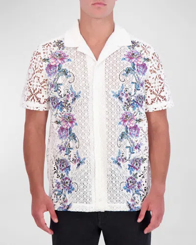 Robert Graham Men's Vine Vista Limited Edition Woven Short-sleeve Shirt In Multi