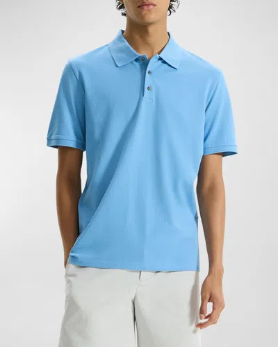 Theory Men's Pique Polo Shirt In Pdrb