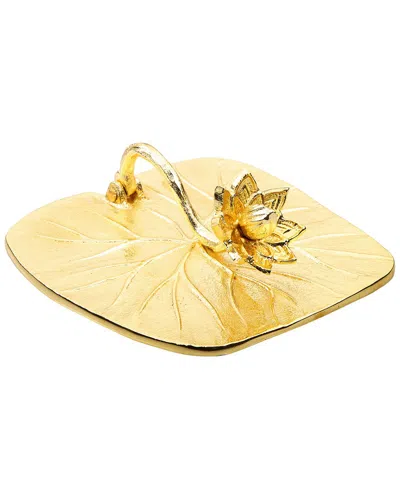 Alice Pazkus 7in Gold Napkin Holder