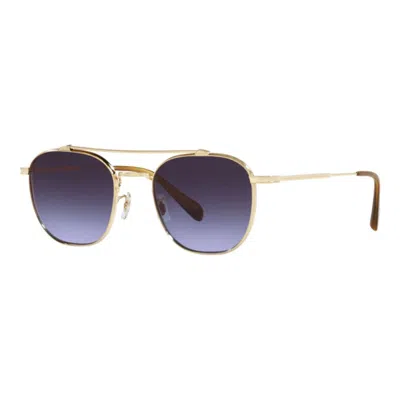Oliver Peoples Unisex 49mm Sunglasses In Gold