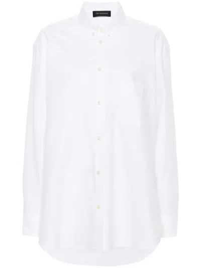The Andamane Robbie Long-sleeve Shirt In White