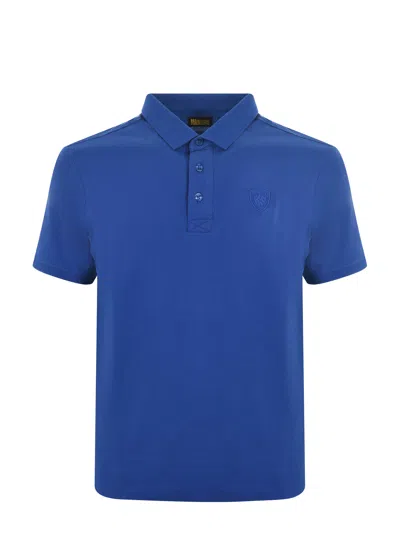 Blauer Polo Shirt In Blu Cobalto