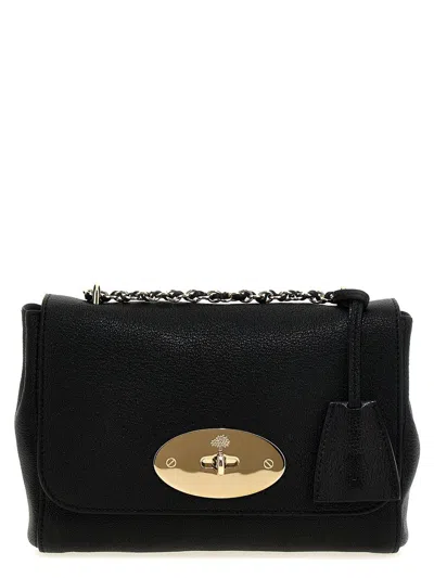Mulberry Top Handle Lily Bag In Black