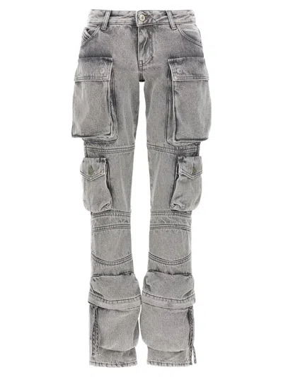 Attico The  'essie' Jeans In Gray