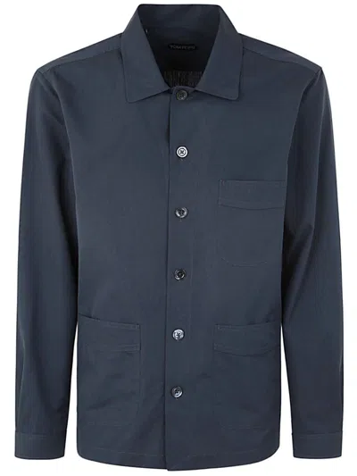 Tom Ford Casual Shirt Clothing In Blue