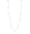 Graziela 36"  2.75ct Floating Diamond Necklace In Metallic