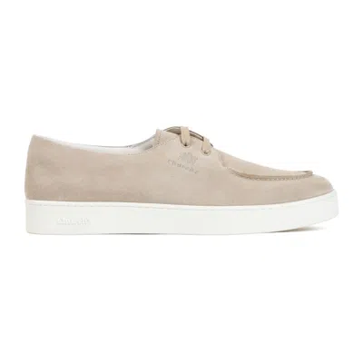 Church's Longsigh Lace-up Suede Sneakers In Neutrals