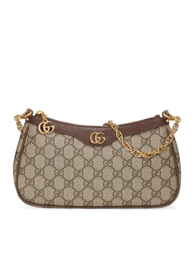 Gucci Ophidia Handbag Small Size In Nude & Neutrals