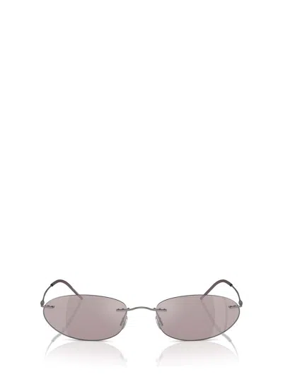 Giorgio Armani Sunglasses In Matte Gunmetal