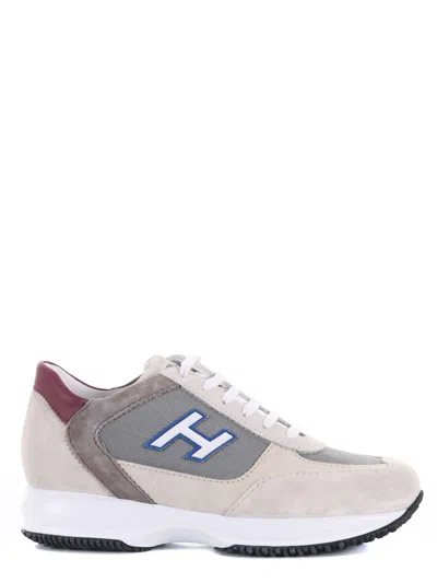 Hogan Sneakers In Panna/grigio