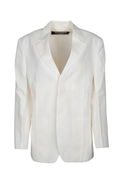 Jacquemus Jackets And Vests In White